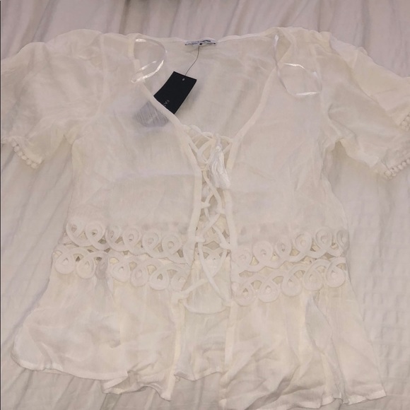 Off White Blouse Top - Picture 1 of 3